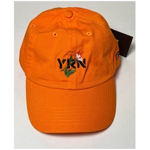 Culture Campaing YRN Migos Orange Embroidered Logo Hat-NWT